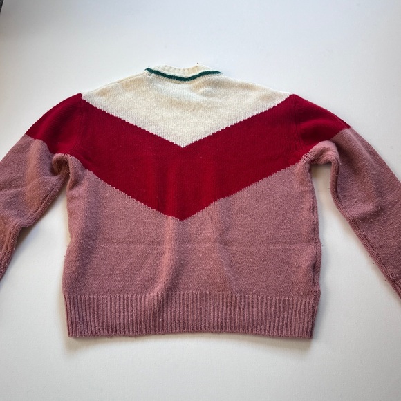 MARNI wool crew neck knit color block sweater - Picture 3 of 8